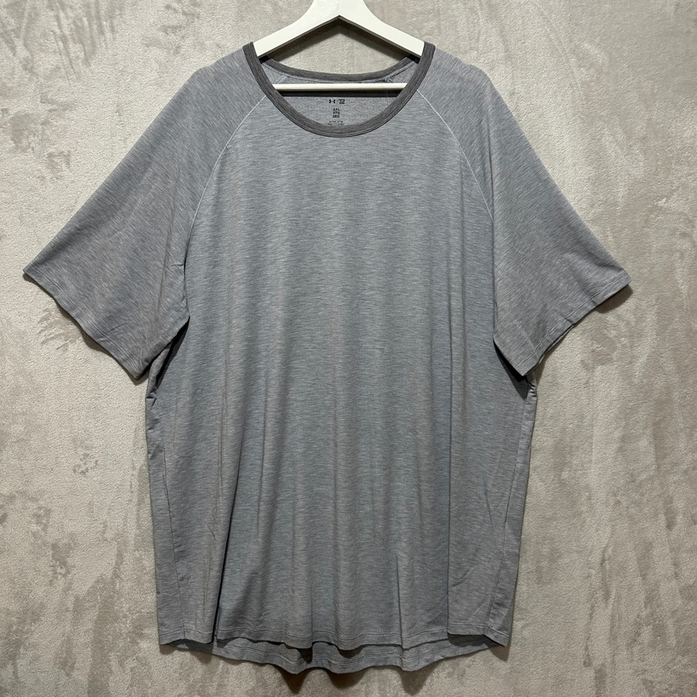 Under Armour Mens Athlete Recovery Sleepwear Shirt Grey 3XL 1321676 NWT
